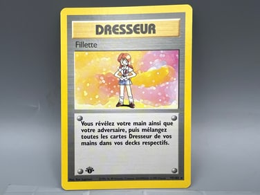 1999 Pokemon French Lass Trainer 1st Edition #75/102
