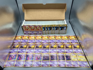 Box of Pokemon Japanese Gym 2 Uncommon & Common Cards W/ Banned Art Cards & Lots of Duplicates
