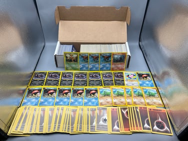 Box of 2001 Pokemon Neo Revelation & Discovery Uncommon, Common, & Energy Cards W/ Lots of
