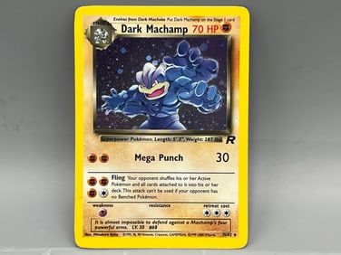 2000 Pokemon Rocket Dark Machamp Holo #10/82