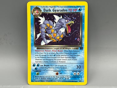 2000 Pokemon Rocket Dark Gyarados Holo #8/82