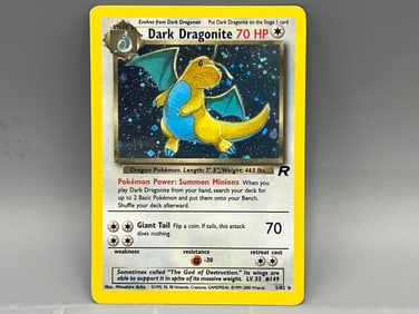 2000 Pokemon Rocket Dark Dragonite Holo #5/82