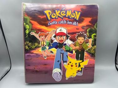 2000 Pokemon Base Set 2 Complete 130 Card Set W/ All Holos & Non Holos in Vintage Pokemon Binder -