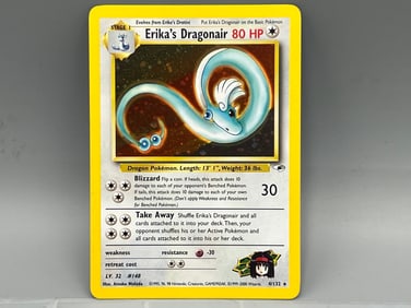 2000 Pokemon Gym Heroes Erika's Dragonair Holo #4/132