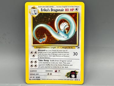 2000 Pokemon Gym Heroes Erika's Dragonair Holo #4/132