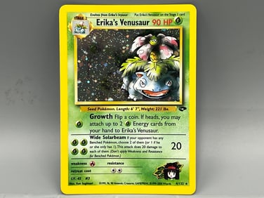 2000 Pokemon Gym Challenge Erika's Venusaur Holo #4/132