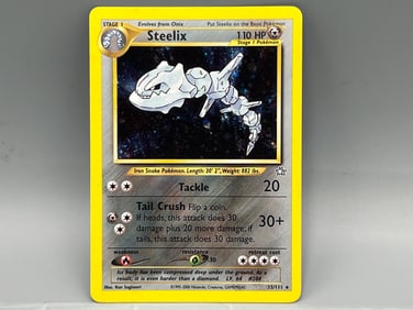 2000 Pokemon Neo Genesis Steelix Holo #15/111