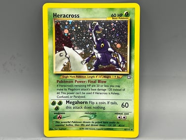 2000 Pokemon Neo Genesis Heracross Holo #6/111