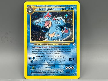 2000 Pokemon Neo Genesis Feraligatr Holo #5/111