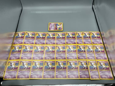 Lot of (47) 2000 Pokemon Black Star Pokemon League Mew Promo