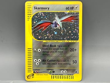 2002 Pokemon Expedition Skarmory Holo #27/165