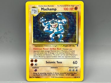 2002 Pokemon Legendary Collection Machamp Holo #15/110