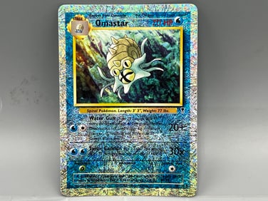 2002 Pokemon Legendary Collection Omastar Reverse Foil #58/110