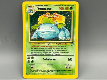 2000 Pokemon Base Set Two Venusaur Holo #18/130