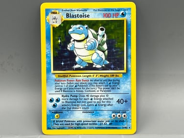 1999 Pokemon Base Set Blastoise Holo #2/102