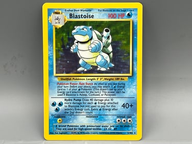1999 Pokemon Base Set Blastoise Holo #2/102
