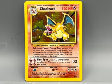 1999 Pokemon Base Set Charizard Holo #4/102