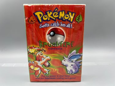 1999 Pokemon Base Set Unopened & Factory Sealed Brushfire Theme Deck