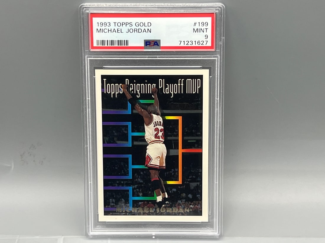 1993 Topps Gold Michael Jordan #199 PSA Mint 9 (1 of 2)