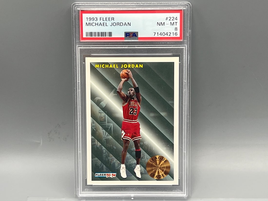 1993 Fleer Michael Jordan #224 PSA NM-MT 8 (1 of 2)