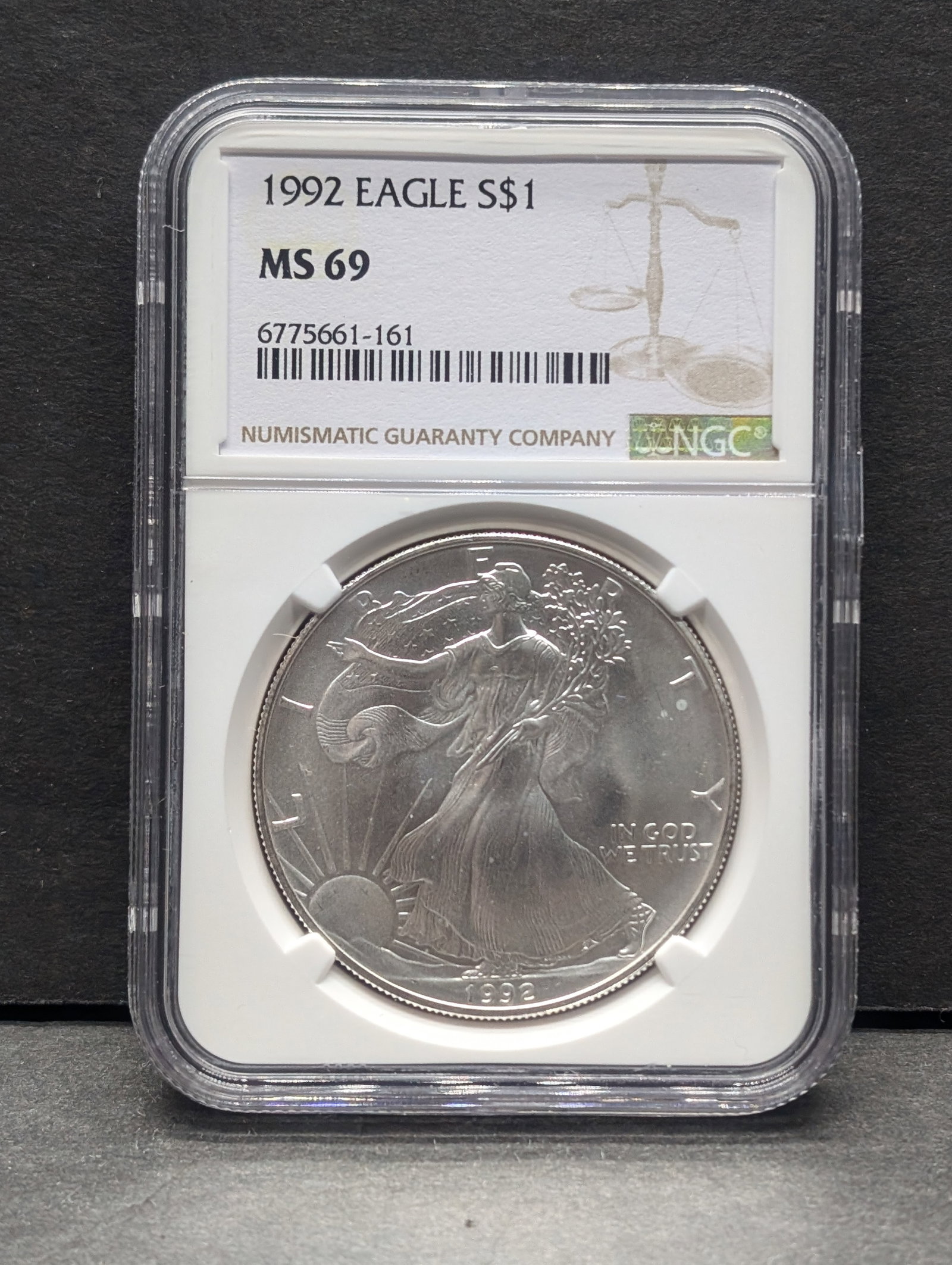1992 American Silver Eagle - NGC MS69 (1 of 4)