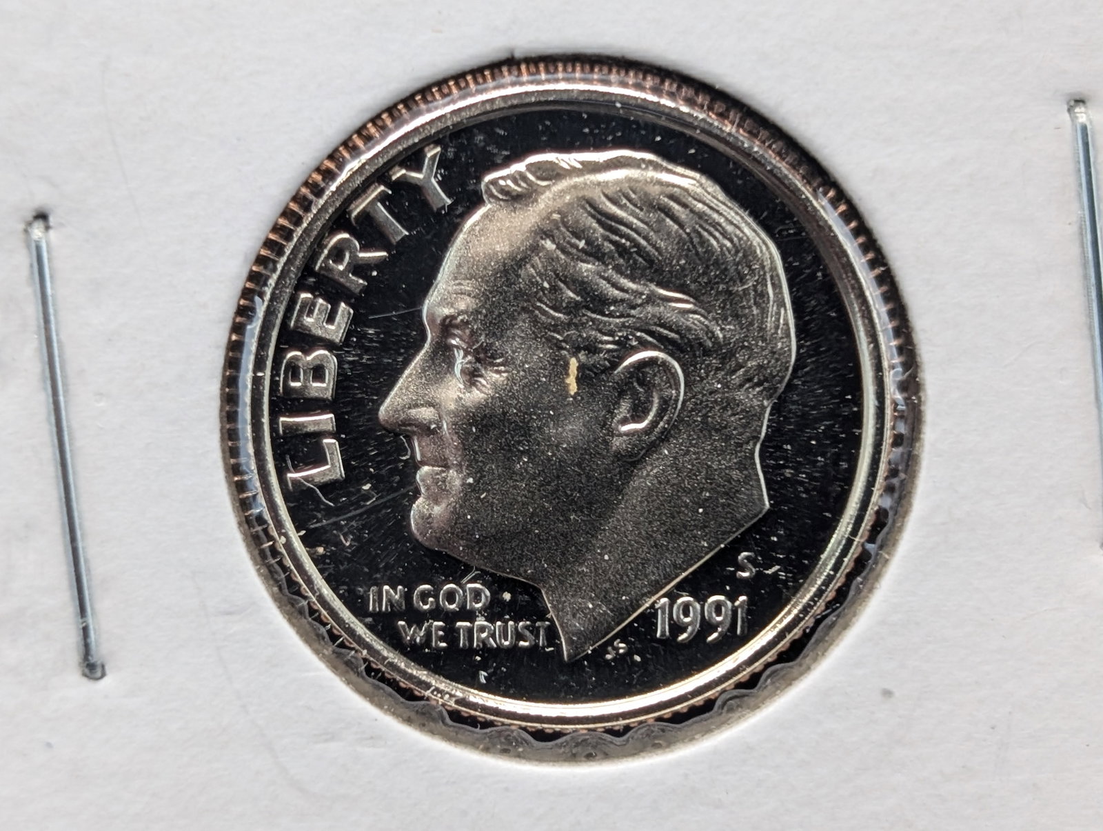1991-S Roosevelt Dime DC Proof (1 of 2)