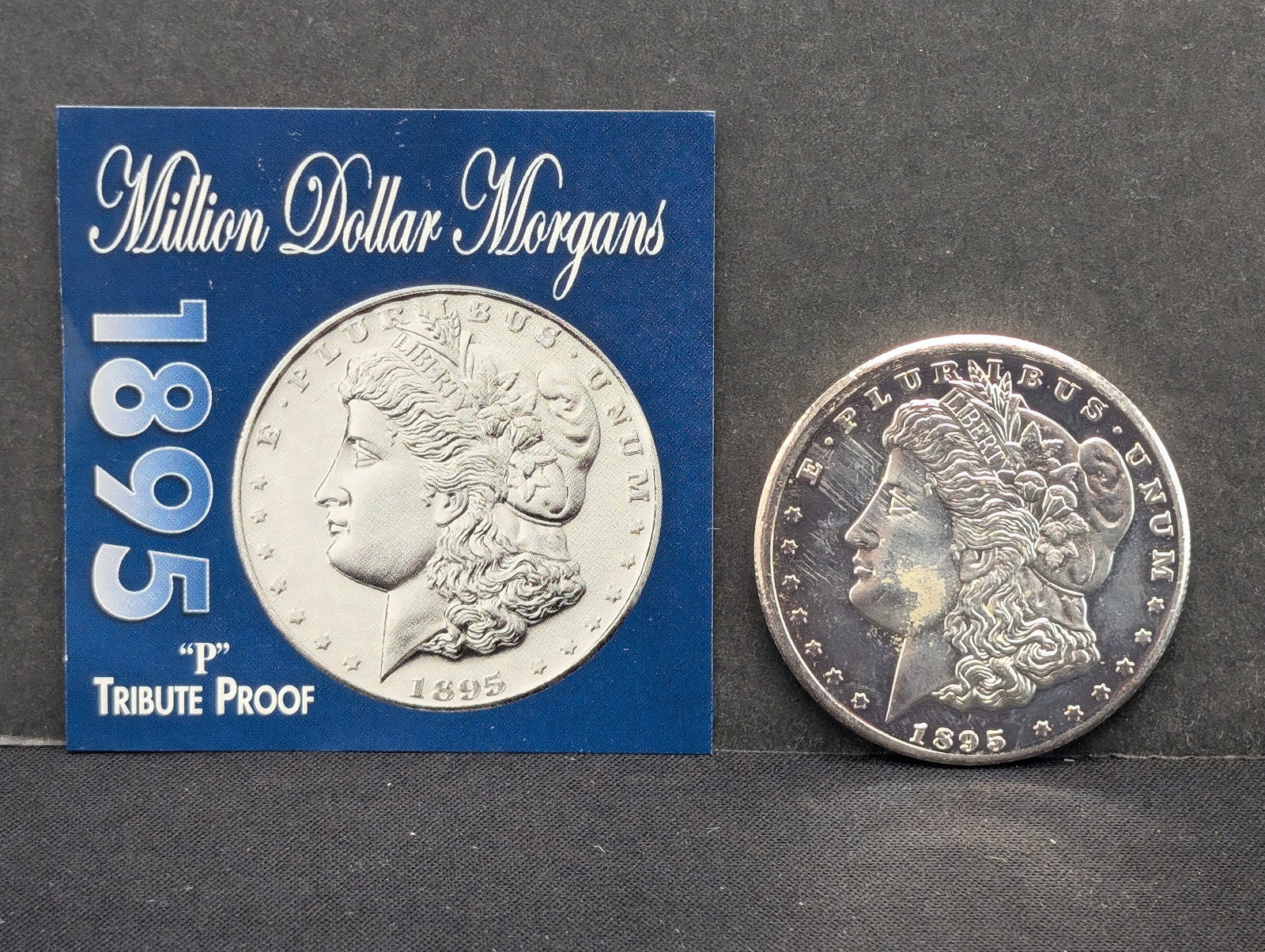 1895 Morgan Dollar Tribute Coin. COPY. (1 of 3)