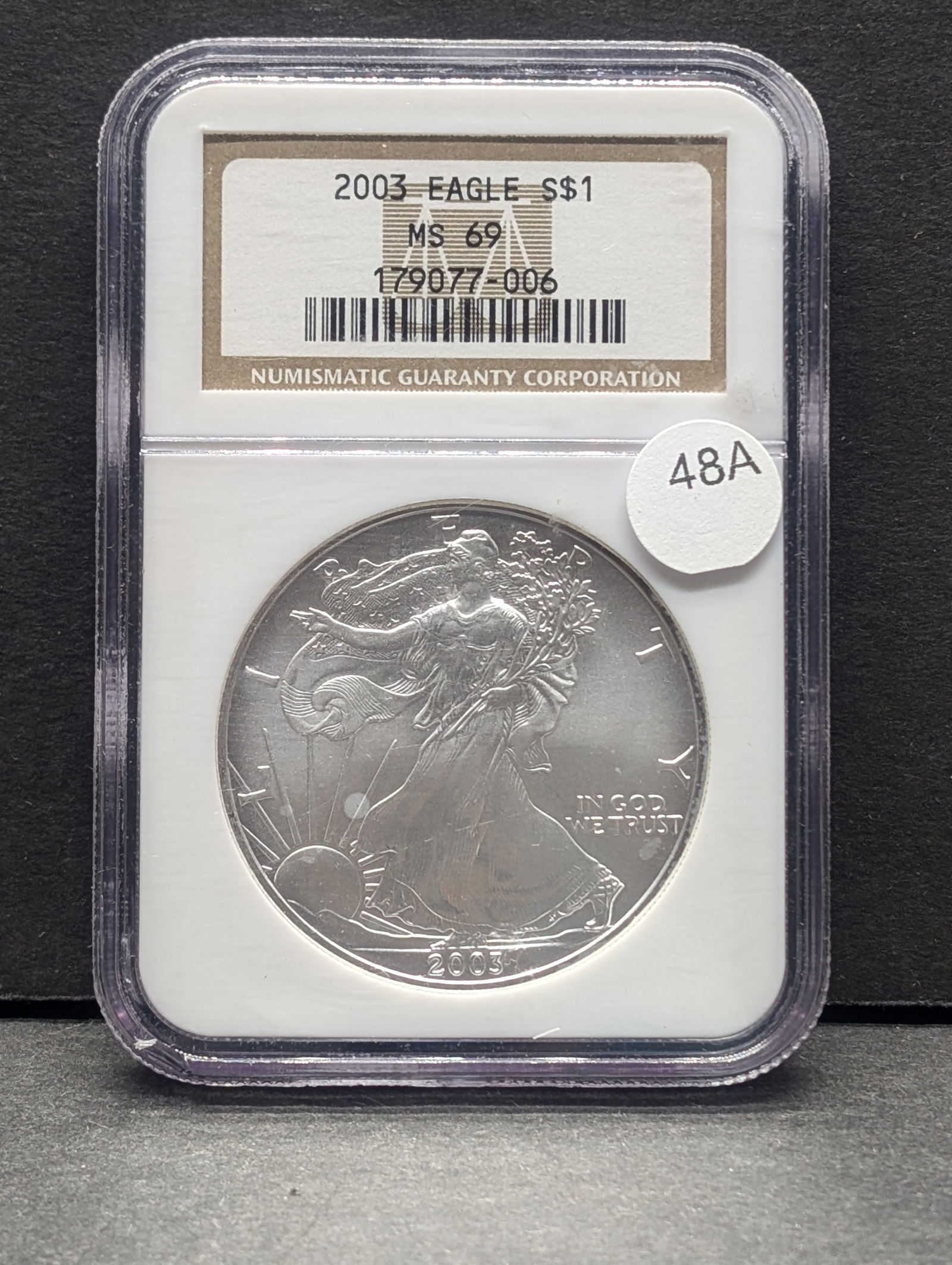 2003 Silver Eagle, NGC MS 69 (1 of 4)