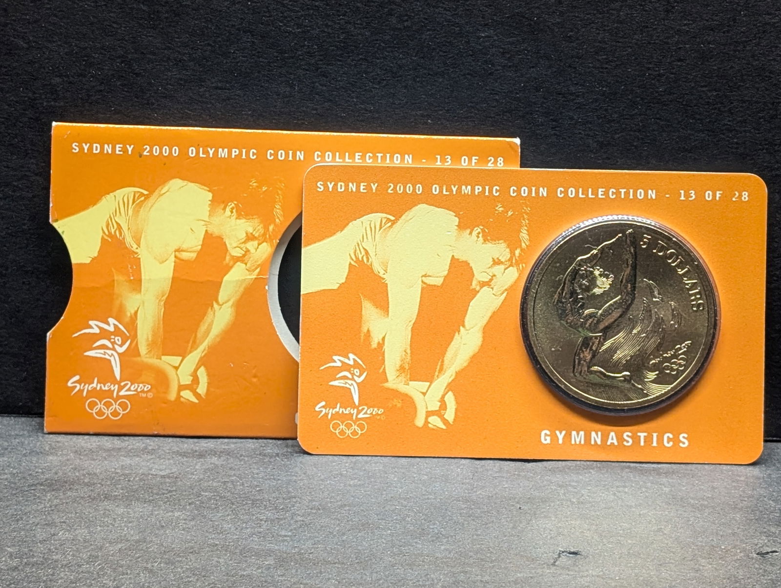 2000 Sydney Olympic $5 Coin - Gymnastics (1 of 4)
