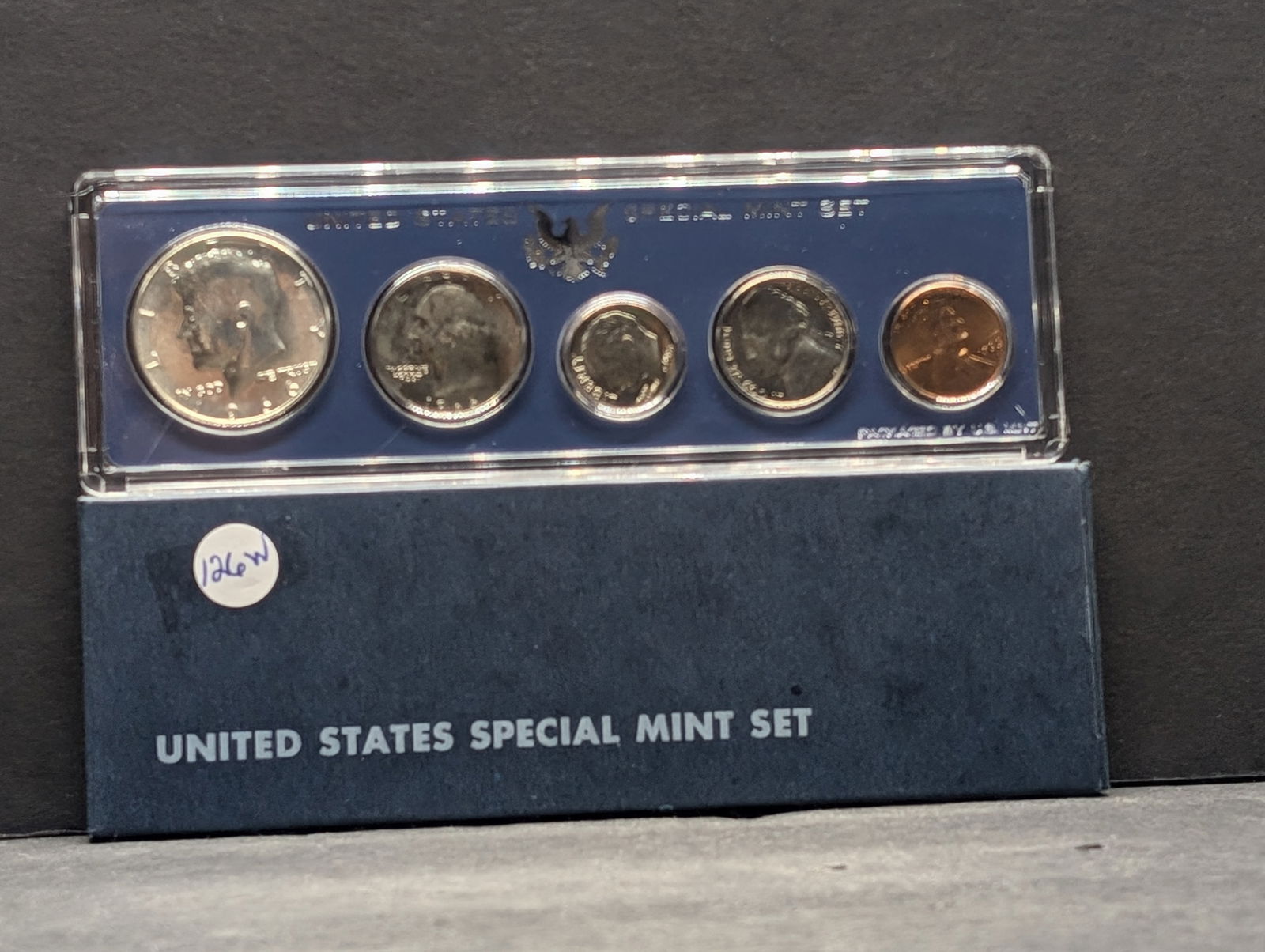 1966 Special Mint Set Hard Pack includes the 40% Silver Kennedy Half Dollar (1 of 3)