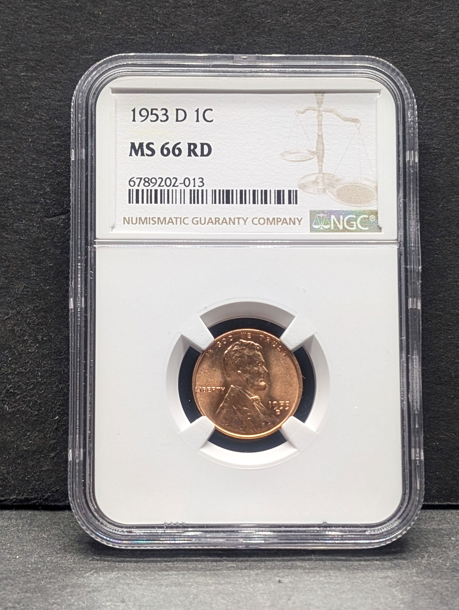 1953-D Lincoln Wheat Cent - NGC MS66 RD (1 of 4)