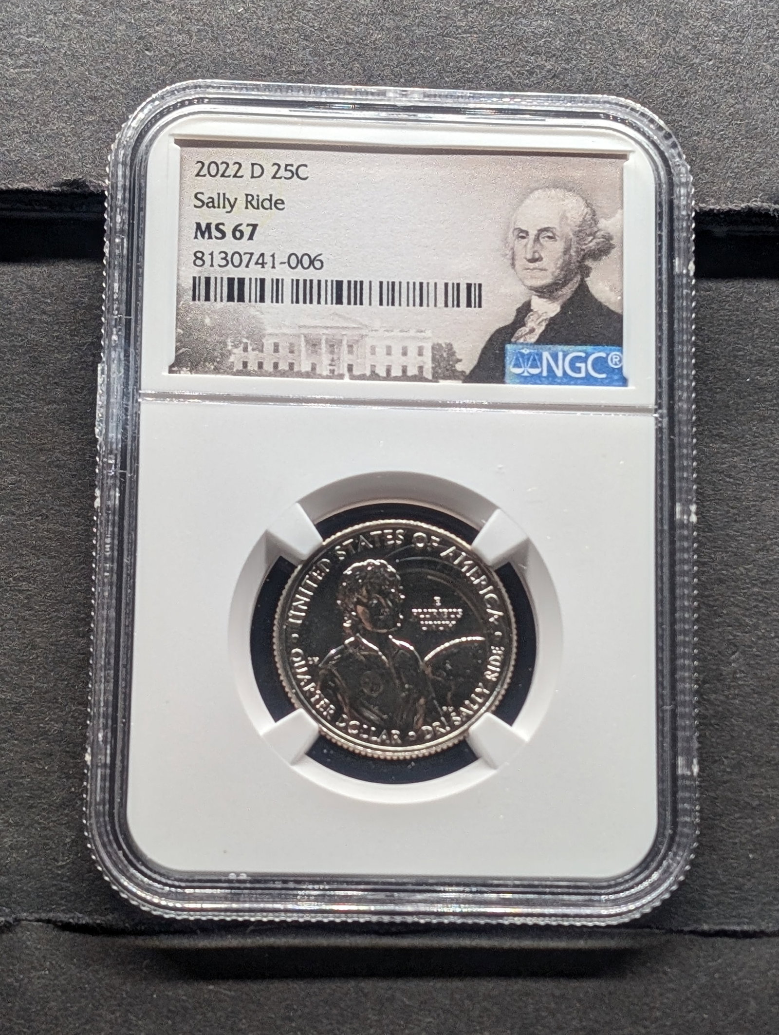 2022-D Sally Ride Quarter - NGC MS67: 2022-D Sally Ride Quarter - NGC MS67