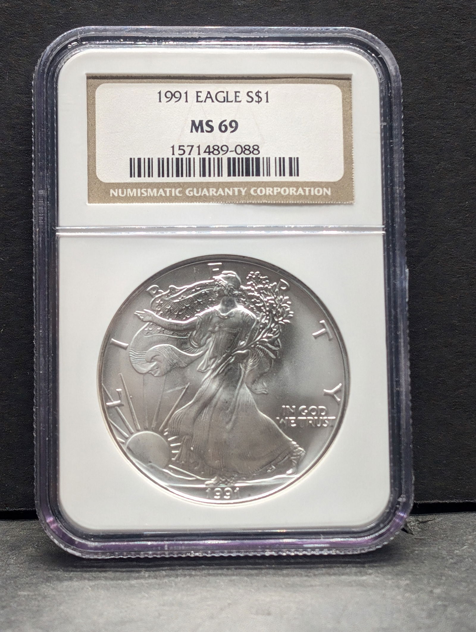 1991 American Silver Eagle - NGC MS69 (1 of 4)