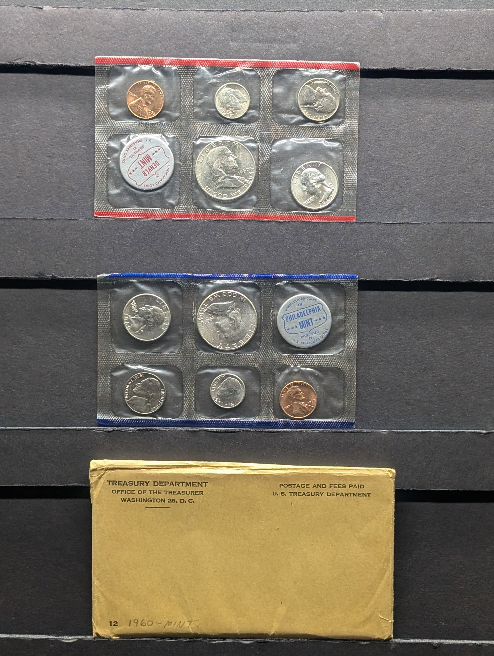 1960 P/D U.S. Mint Set in OGP (1 of 5)