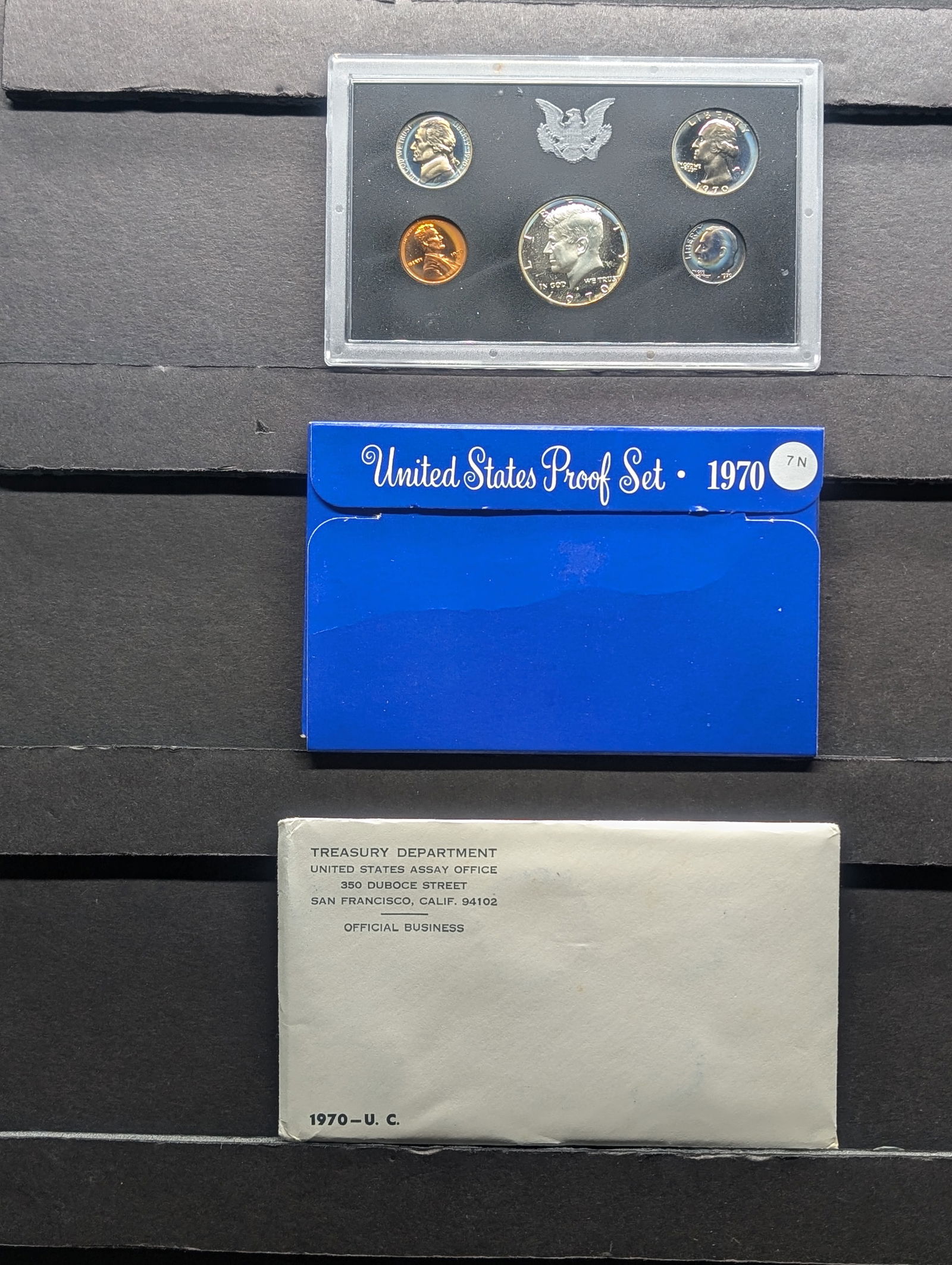1970-S United States Proof & 1970 P/D Mint Sets With Original Gov't Packaging.  Includes The 1970 (1 of 6)