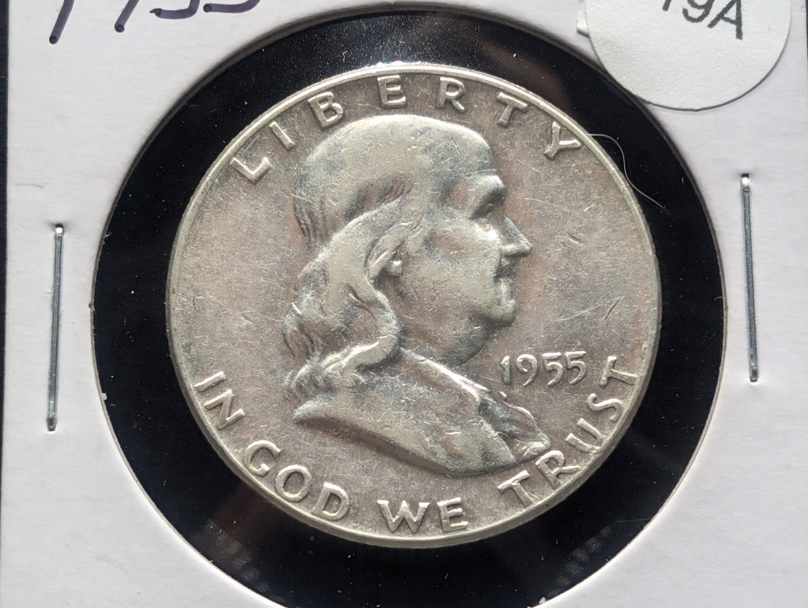 1955 Franklin Half Dollar "Bugs Bunny" (1 of 3)