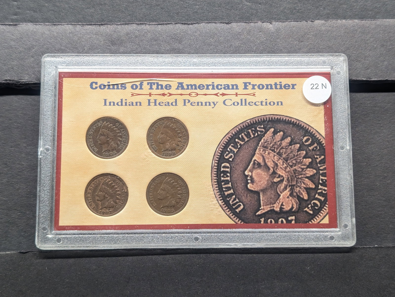 Coins Of The American Frontier Indian Head Penny Coin Collection. (1 of 4)