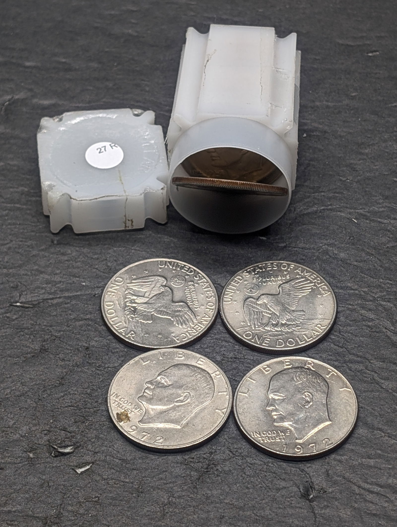 Roll of 20 1972-D Eisenhower Dollars (1 of 3)