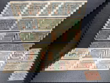 27 German Mark Notes