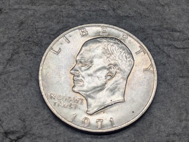 1971-D Eisenhower Dollar- Better Grade