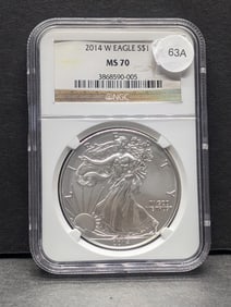 2014-W American Silver Eagle MS 70 NGC