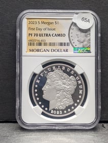 2023-S Morgan Silver Dollar PF 70 UC by NGC