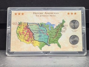 Historic American Jefferson Nickels- Lewis & Clark- Beautiful Toning