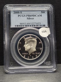 2000-S Kennedy Half Dollar Silver PGCS PR69 DC