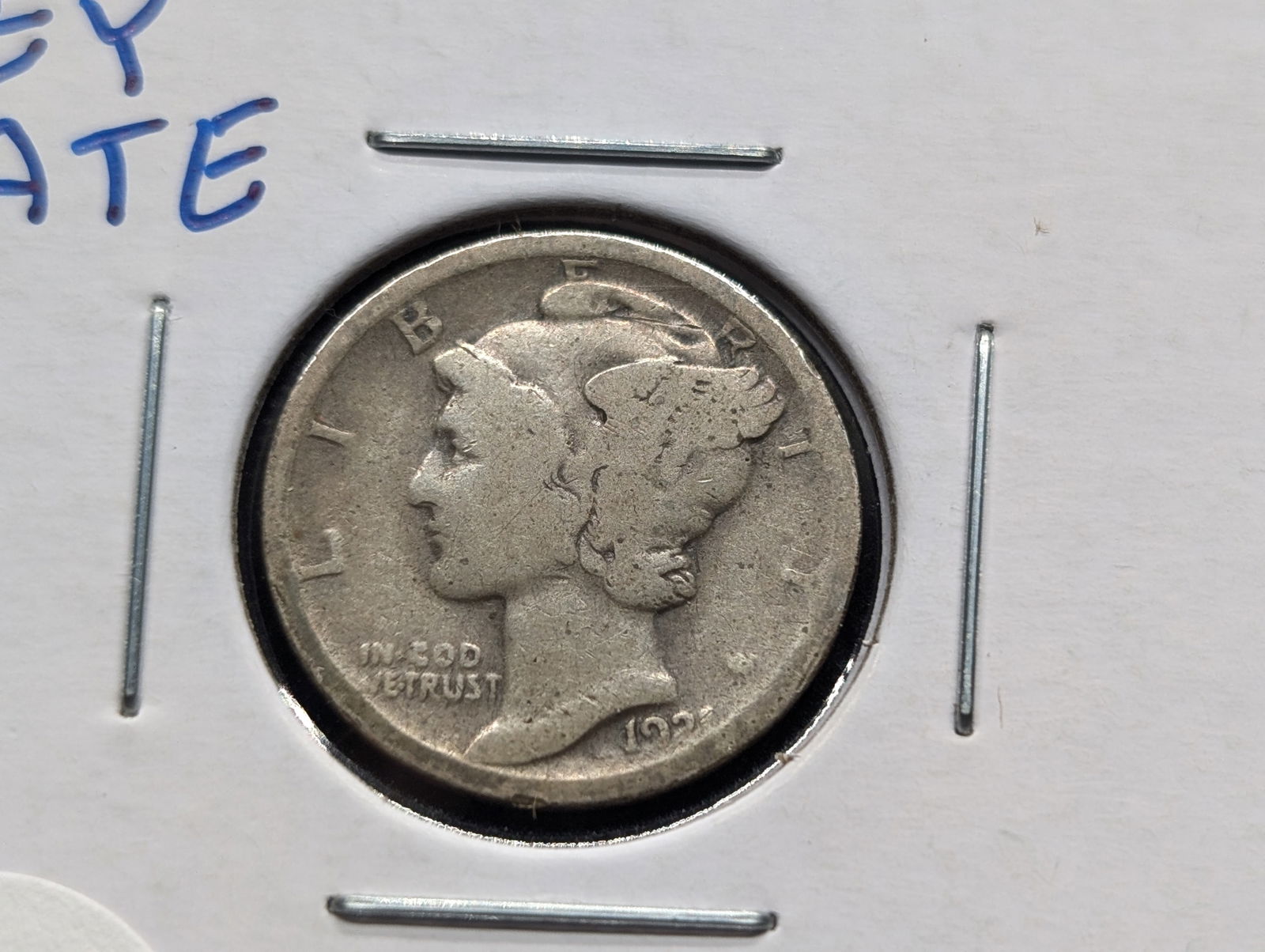 1921 Mercury Dime. BIG KEY DATE. LOW Mintage. RARE (1 of 3)