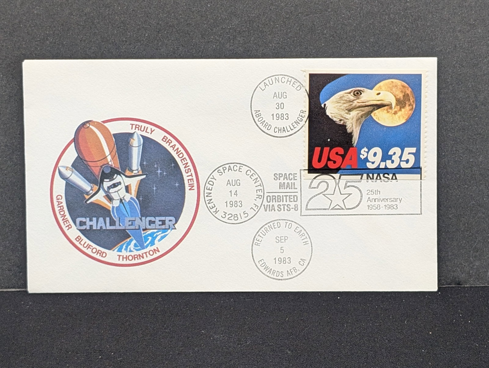 1983 Letter Launched Aboard The Challenger Rocket: 1983 Letter Launched Aboard The Challenger Rocket