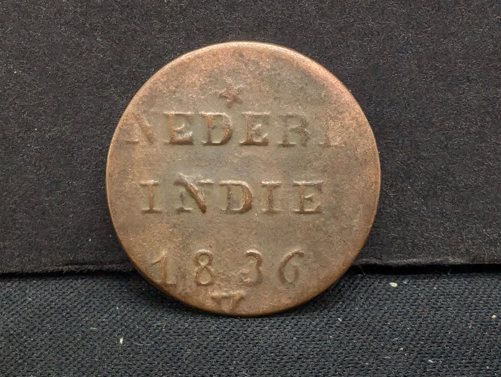 1836 (XF+ Great Details/Rare This High of Grade) East Indie Nederland, 1C, 188 Years Old! (1 of 2)