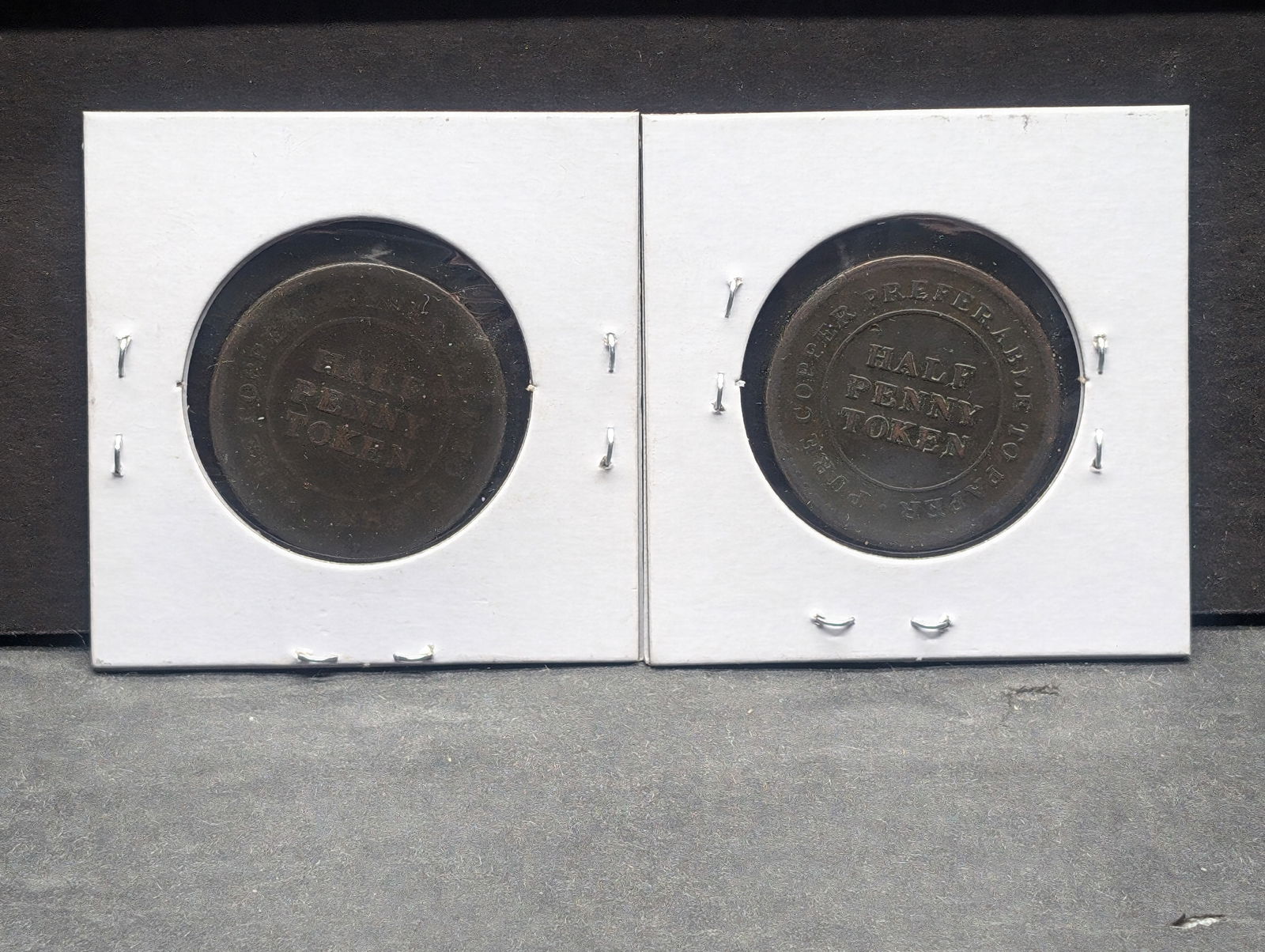 Pure Copper Canada - General Accommodation Half Penny Token - QTY=2 (1 of 2)