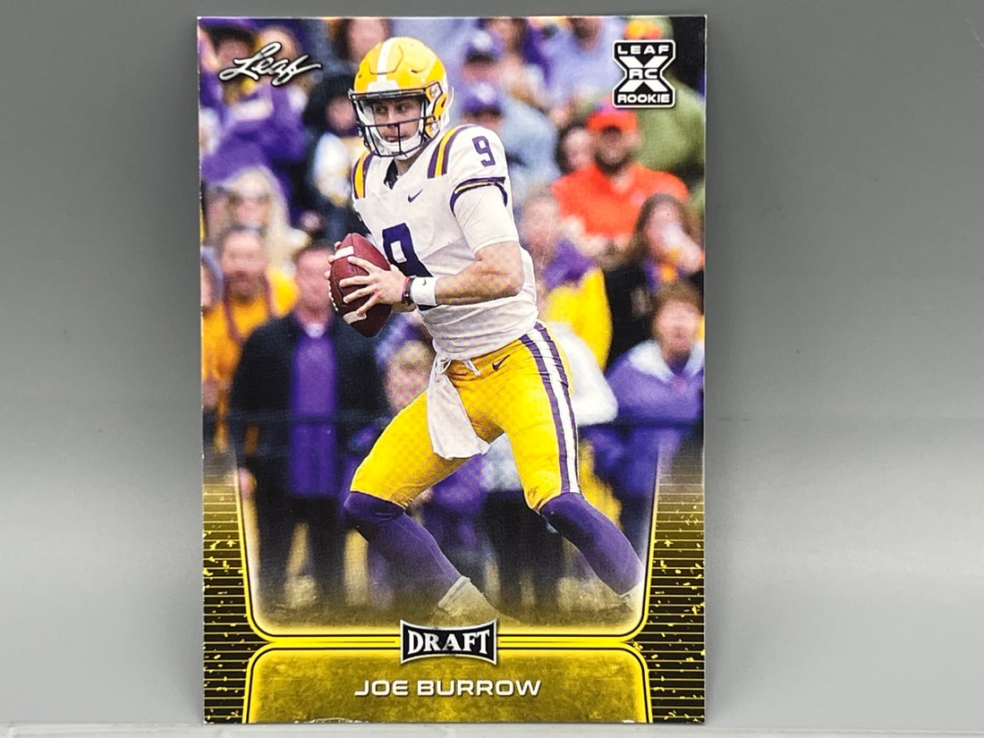 2020 Leaf Draft Joe Burrow RC #01 (1 of 2)