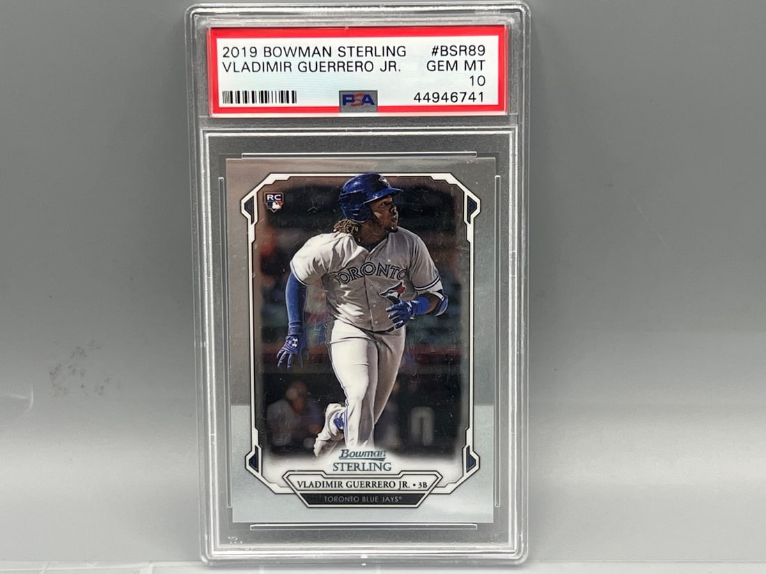 2019 Bowman Sterling Vladimir Guerrero Jr. RC #BSR89 PSA Gem Mint 10: 2019 Bowman Sterling Vladimir Guerrero Jr. RC #BSR89 PSA Gem Mint 10